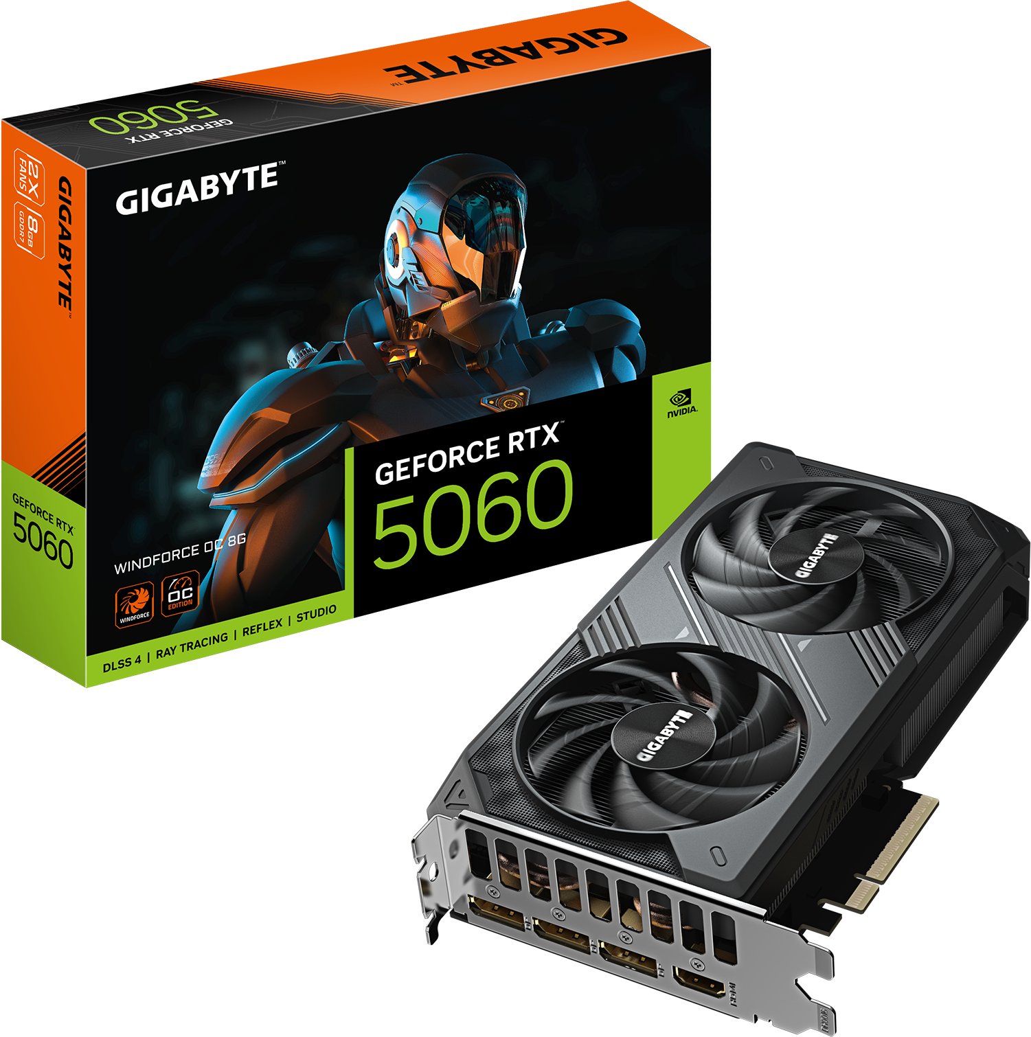 GIGABYTE NVIDIA RTX 5060 WINDFORCE OC 8GB